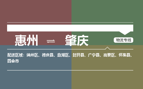 惠州到肇庆高要区