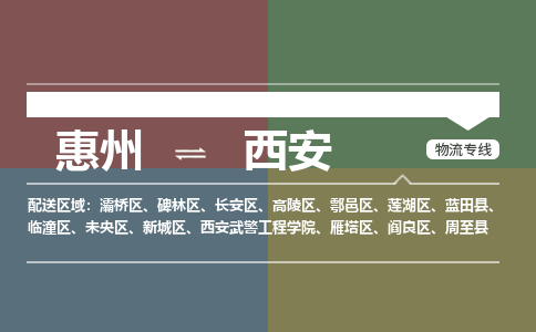 惠州到西安碑林区