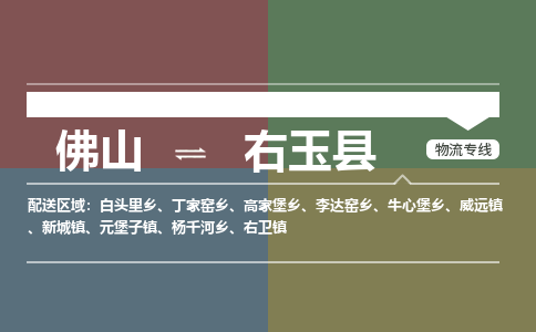 佛山到右玉县