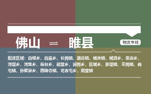 佛山到睢县