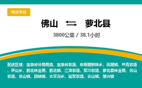 佛山到萝北县