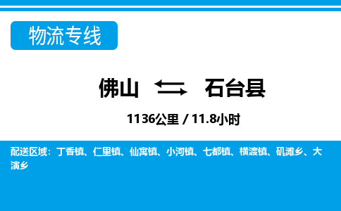 佛山到石台县