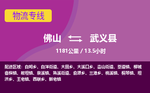 佛山到武义县