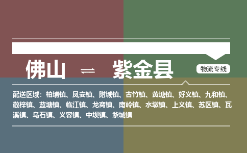 佛山到紫金县