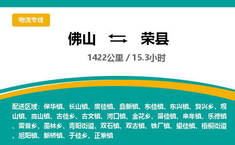 佛山到容县
