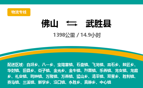 佛山到武胜县