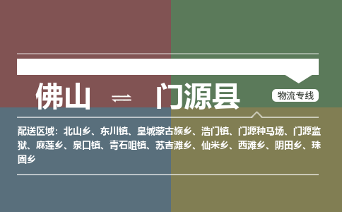 佛山到门源县